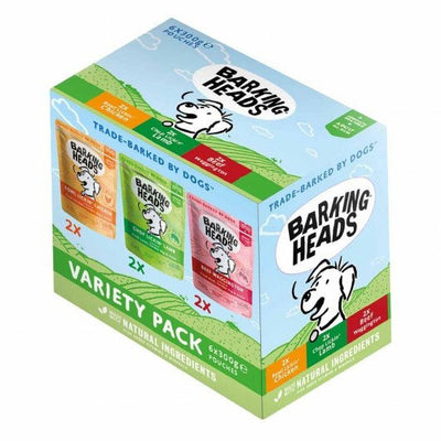 Barking Heads Pouch Variety Pack 6x300g
