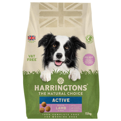 Harringtons Dog Active Worker Lamb 15kg