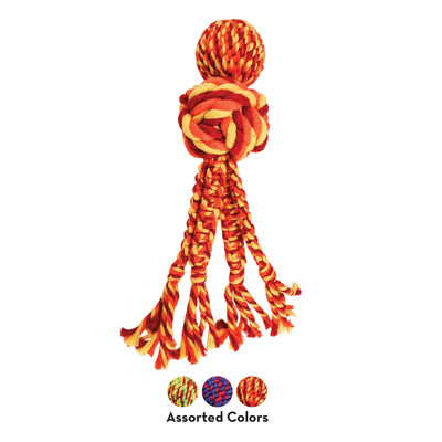 KONG Wubba Weaves W/Rope Assorted Small