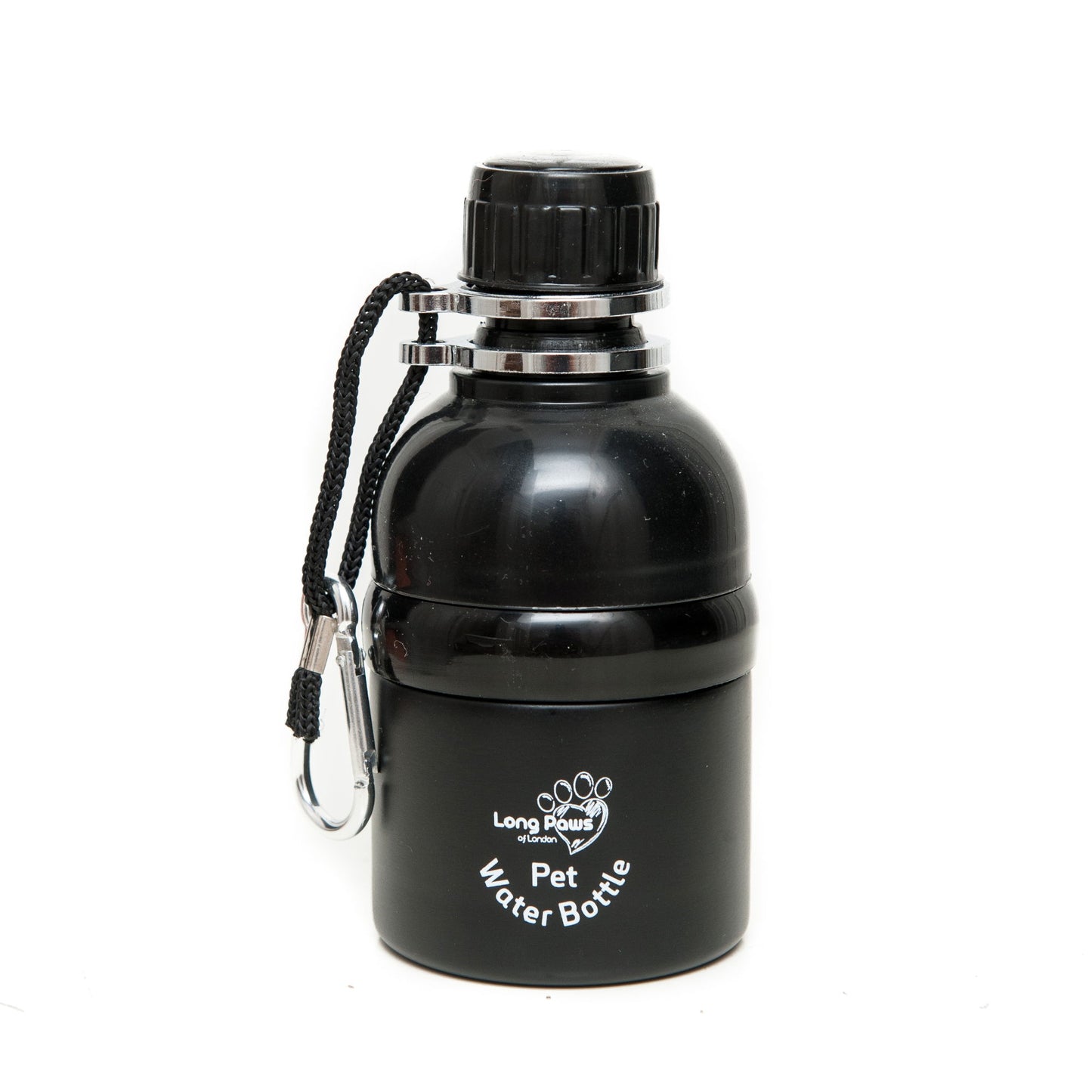 Lick 'n Flow Pet Water Bottle Black 250ml