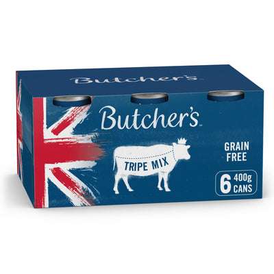 Butcher's Tripe Dog Food Cans 6x400g