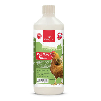 Natures Grub Red Mite Powder Puffer Bottle 200g