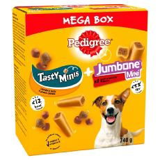 PEDIGREE Tasty Minis & Jumbone Adult Small Dog Treats Mega Box 740g