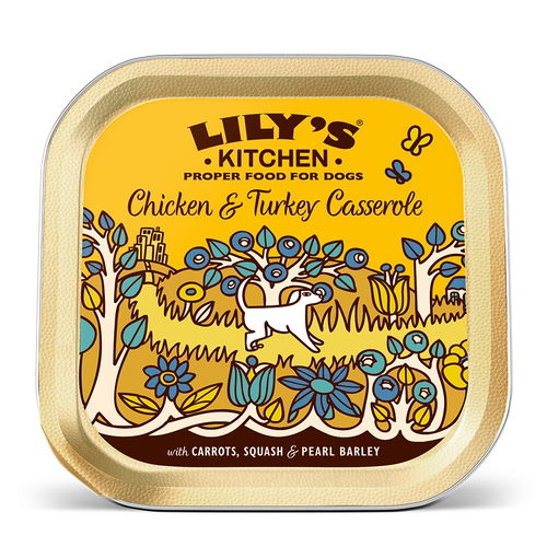 Lily's Kitchen Wet Dog Tray Chicken& Turkey Casserole 150g