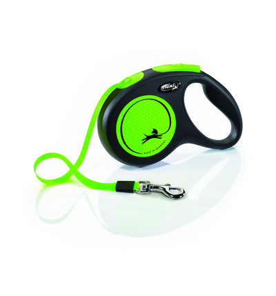 Flexi New Neon Tape M Green 5m 1-25kg