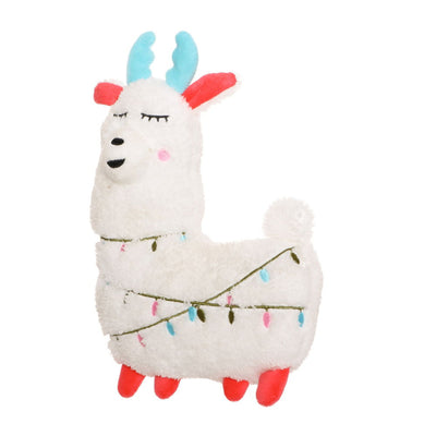 Pet Brands Festive Plush Llama Dog Toy Large