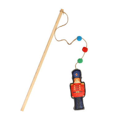 Pet Brands Festive Nutcracker Cat Teaser
