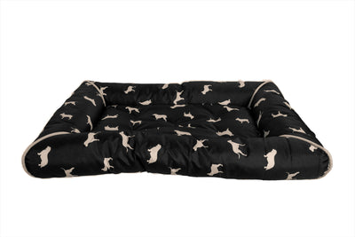 Dream Paws Water Resistant Canvas Dog Print Mattress Xtlge