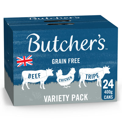 Butcher's Variety Recipes Dog Food Cans 24x400g