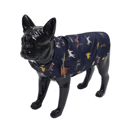 Joules Raincoat Its Raining Dogs Print Large 56cm