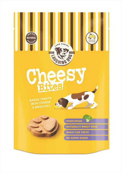 Laughing Dog Wheat Free Cheesy Bites With Broccoli 125g