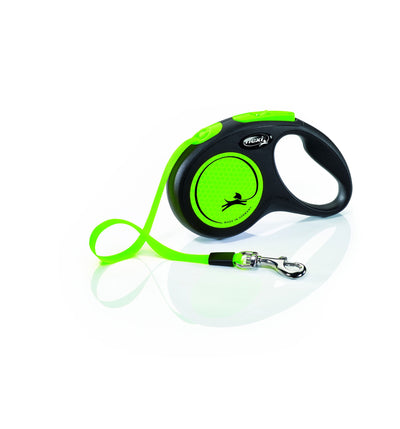 Flexi New Neon Tape S Green 5m 1-15kg