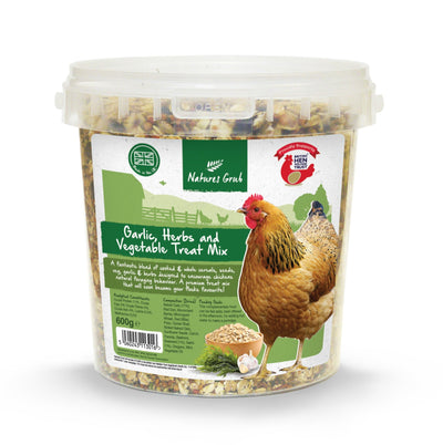 Natures Grub Garlic Herbs And Vegetable Treat Mix 600g