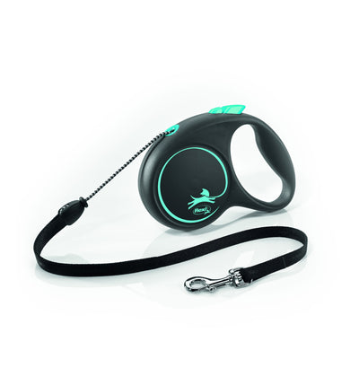 Flexi Black Design Cord M Blue 5m 1-20kg