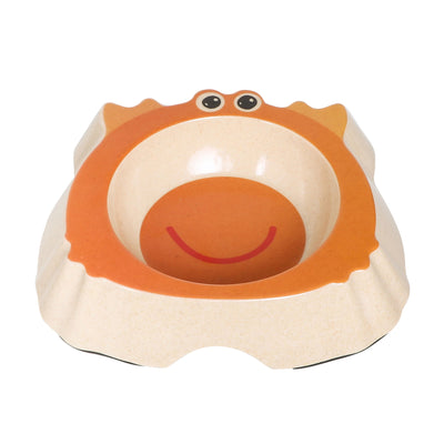 Bamboo Monster Shaped Bowls Orange