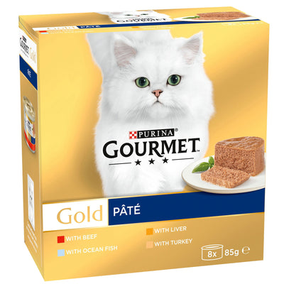 Gourmet Gold Mousse Fish Selection 8x85g