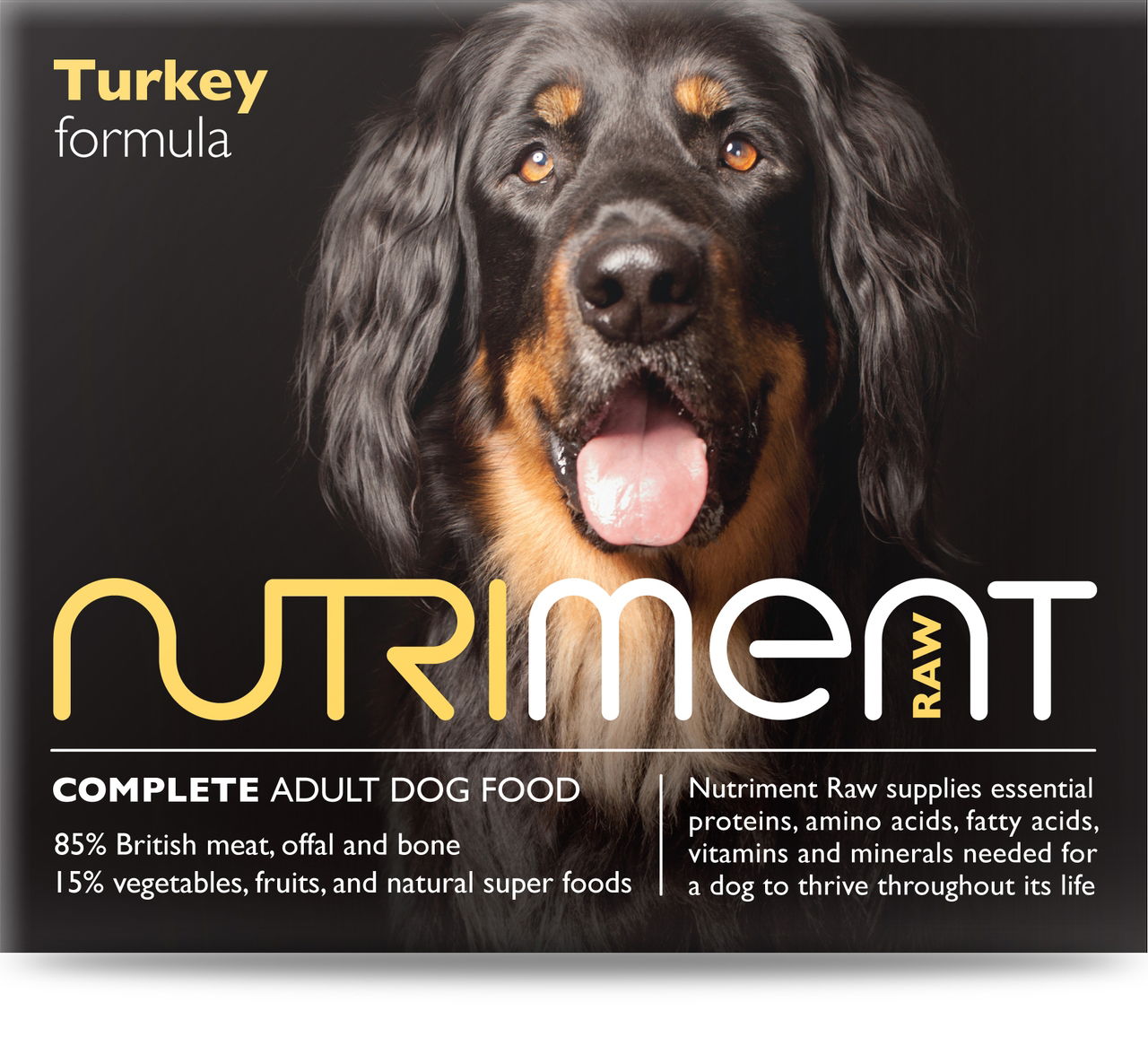 Nutriment Adult Working Dog Turkey Formula 500g