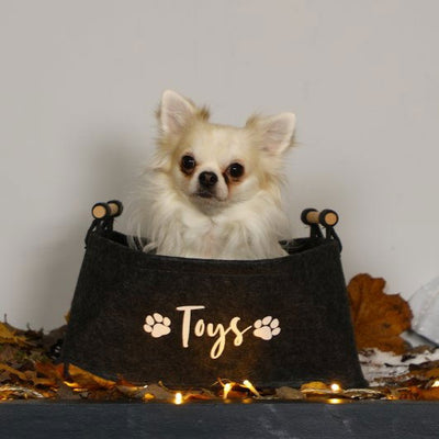 Pet Brands Starry Nights Toy Storage Basket