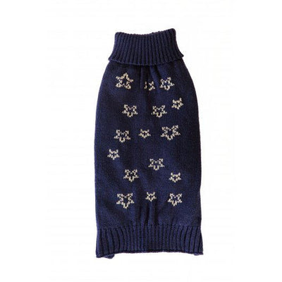 Pet Brands Starry Nights Gold Star Print Jumper M/l