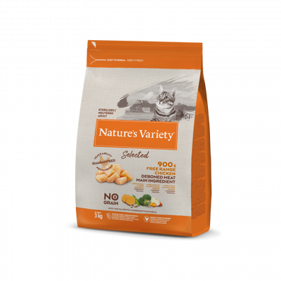 Nature's Variety Adult Sterilized Cat Chicken 3kg