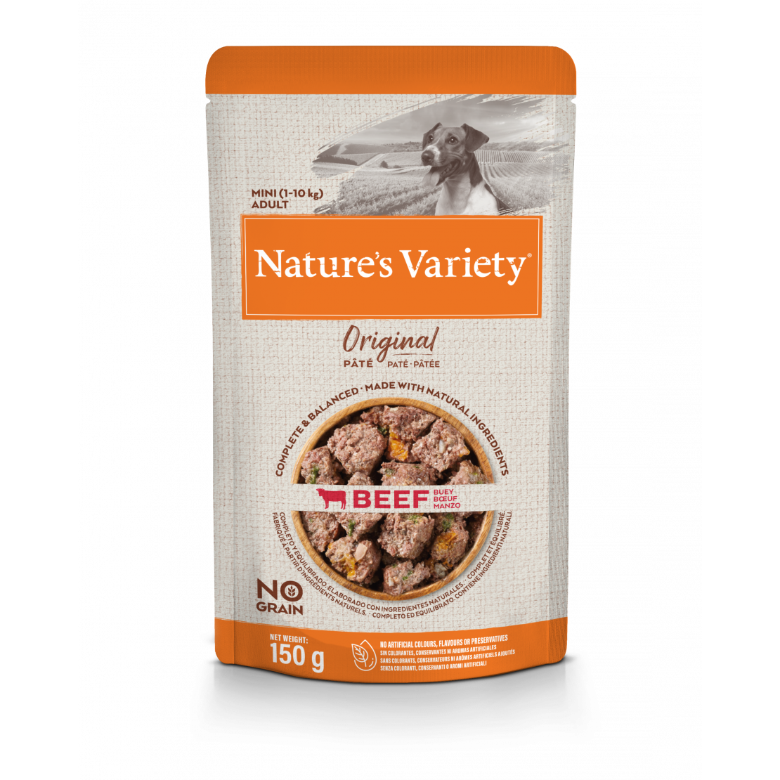 Nature's Variety Mini Adult Dog Pouches Multipack 8x150g