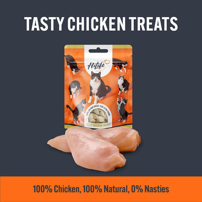 Hilife It's Only Natural Cat Chicken Breast Treats 30g