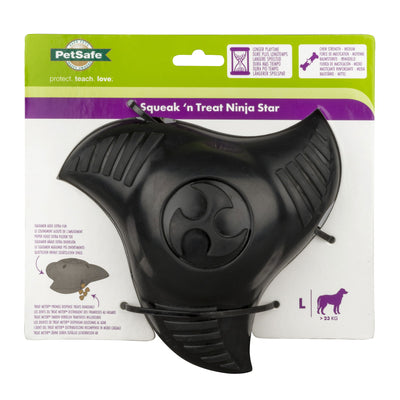 Petsafe Squeak 'n Treat Ninja Star Lge