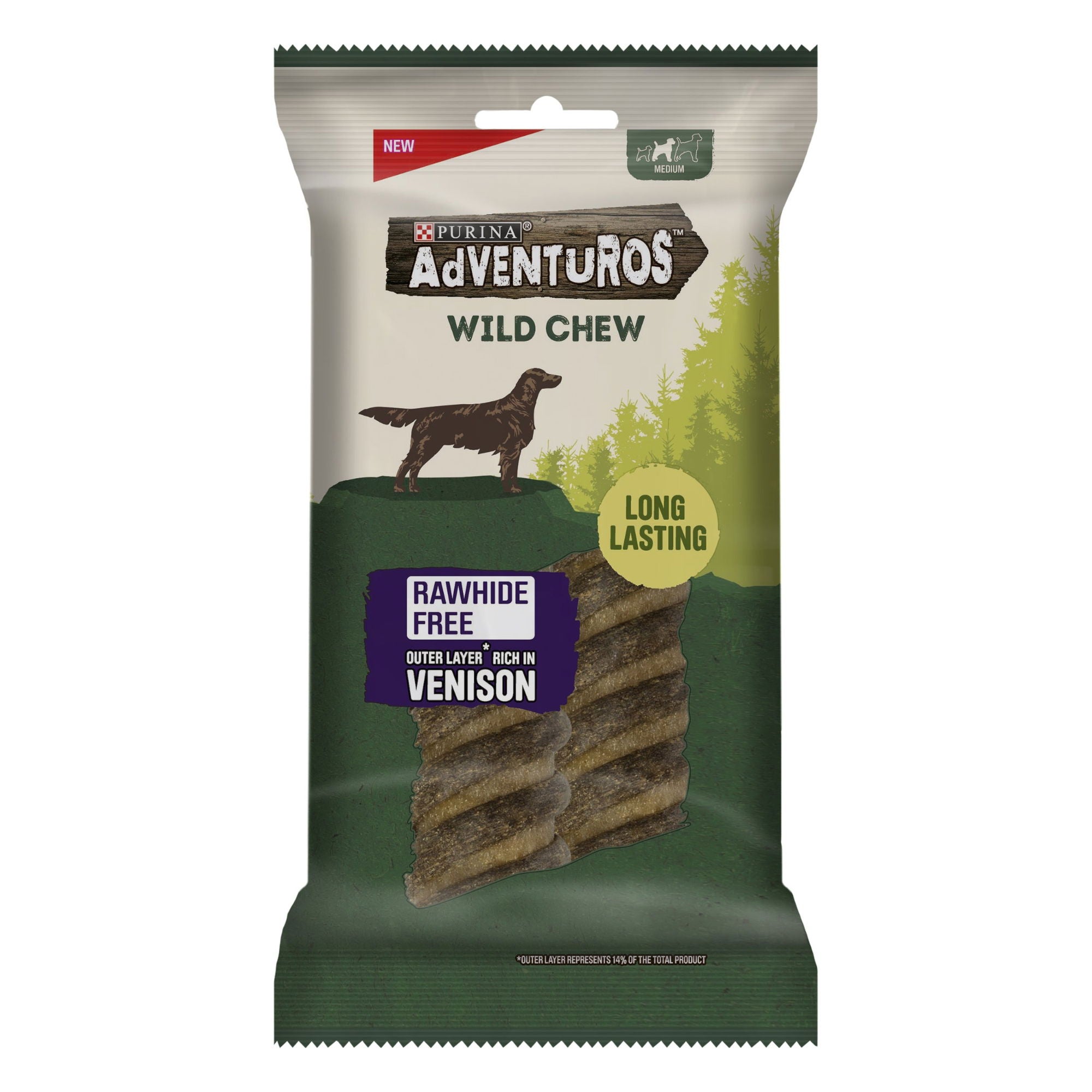Adventuros Wild Chew Medium 200g