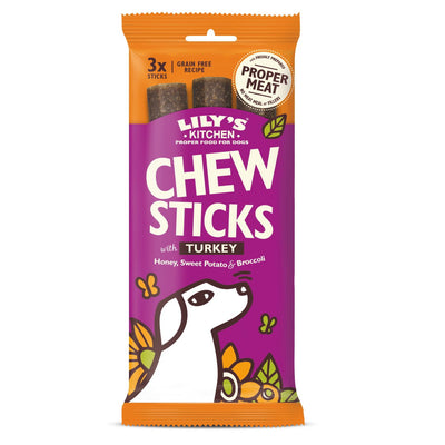 Lily's Kitchen Dog Chew Sticks With Turkey 120g