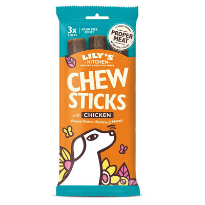 Lily's Kitchen Dog Chew Sticks With Chicken 120g