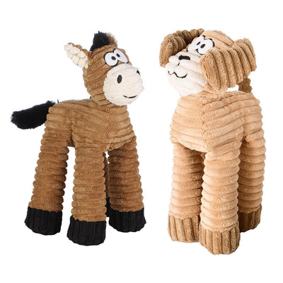 Ministry Of Pets Long Leg Corded Animal Toys Squeaker