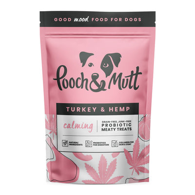 Pooch & Mutt Turkey & Hemp Calming Treats 120g