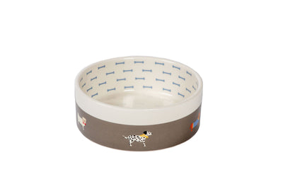 Fatface Marching Dogs Pet Bowl 16cm