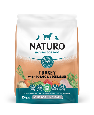 Naturo Complete Dry Dog Turkey Potato & Veg 10kg