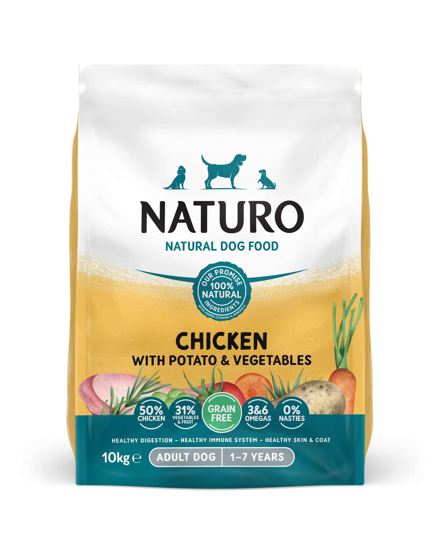 Naturo Complete Dry Dog Chicken Potato & Veg 10kg