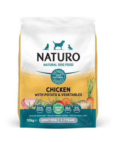 Naturo Complete Dry Dog Chicken Potato & Veg 10kg