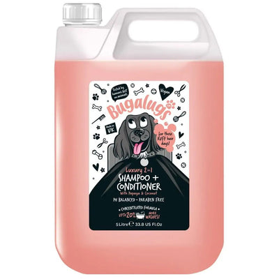 Bugalugs Luxury 2 In 1 Papaya & Coconut 5l Shampoo