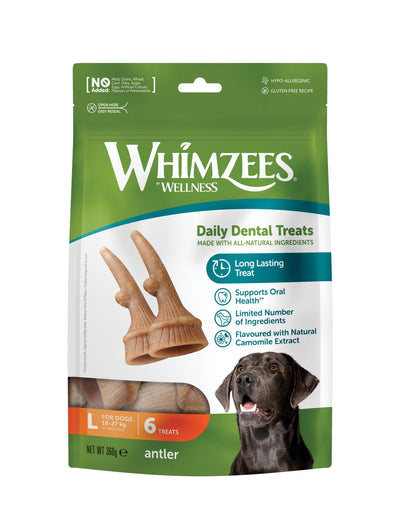 Whimzees Antler Large 6 Pack