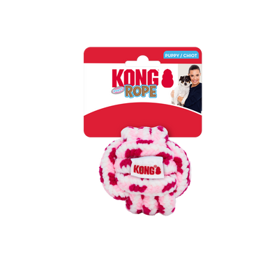 KONG Rope Ball Puppy Assorted Large
