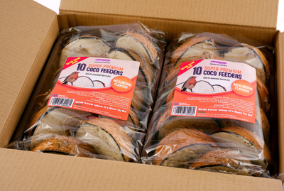 Suet To Go Half Coconut Feeder Mealworm 10 Pack