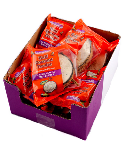 Suet To Go Half Coconut Feeder Mealworm 10 Singles in CDU