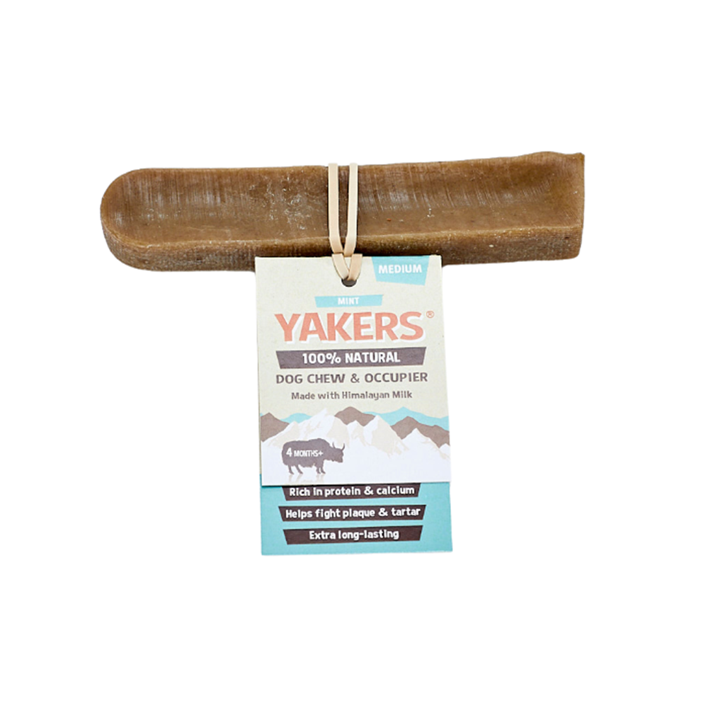 Yakers Dog Chew Mint Medium