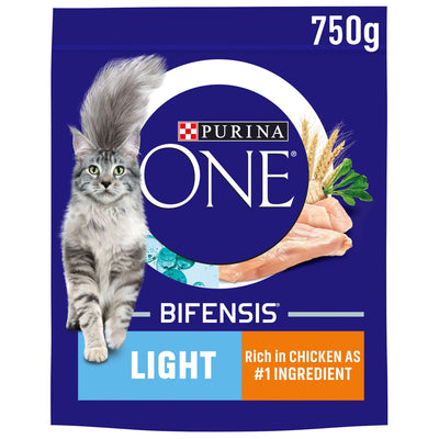 Purina One Light Adult Dry Cat Food Chicken 750g