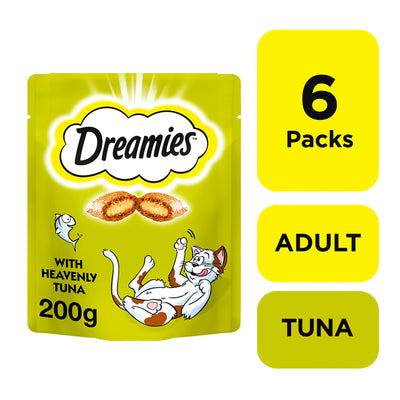 DREAMIES Cat Treat Biscuits with Tuna Flavour Mega Pack 200g