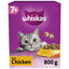 WHISKAS 7+ Chicken Adult Dry Cat Food 800g
