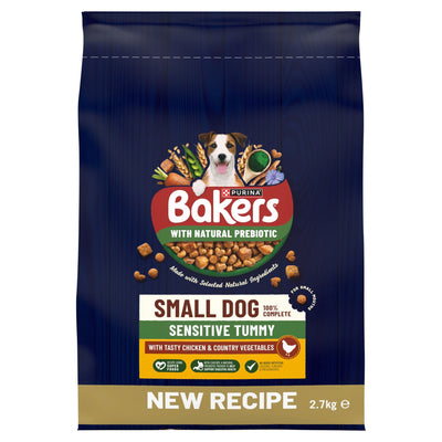 Bakers Small Dog Food Sensitive Tummy 2.7kg