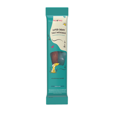 Tasty & Meaty Mega Chewy Twist With Duck Dog Treat 70g