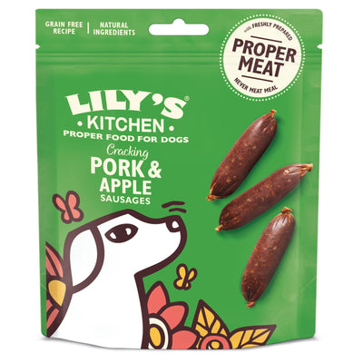 Lily's Kitchen Dog Cracking Pork and Apple Sausages 70g