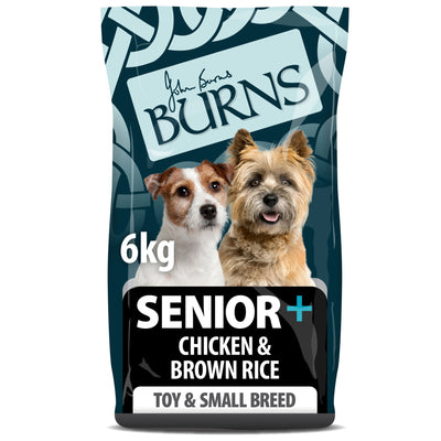 Burns Senior+ Toy & Small Breed Chicken & Brown Rice 6kg