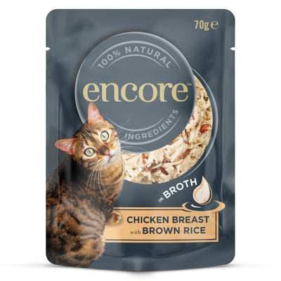 Encore Cat Pouch Chicken & Brown Rice - 70g